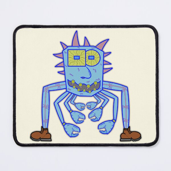 Item preview, Squeenal - Crab Creature - Crab Monster - Off-White Background designed and sold by Squeenal461.