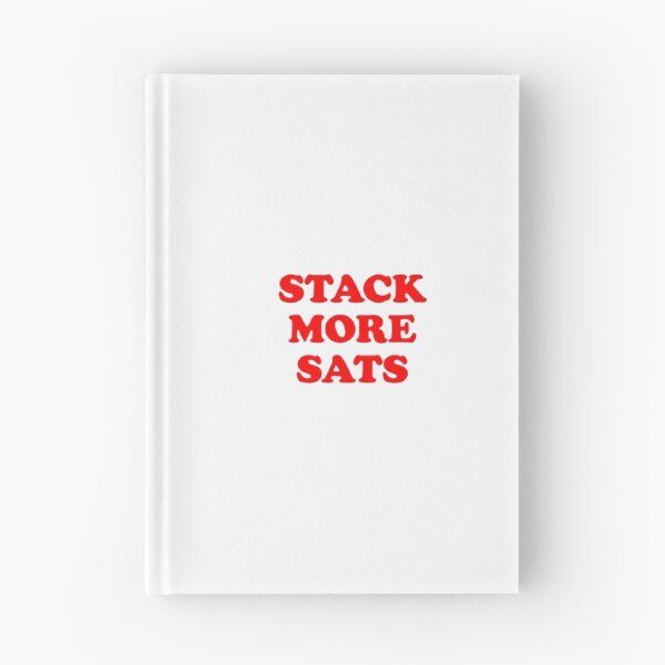Item preview, Stack more sats (red) designed and sold by NautilusMare.