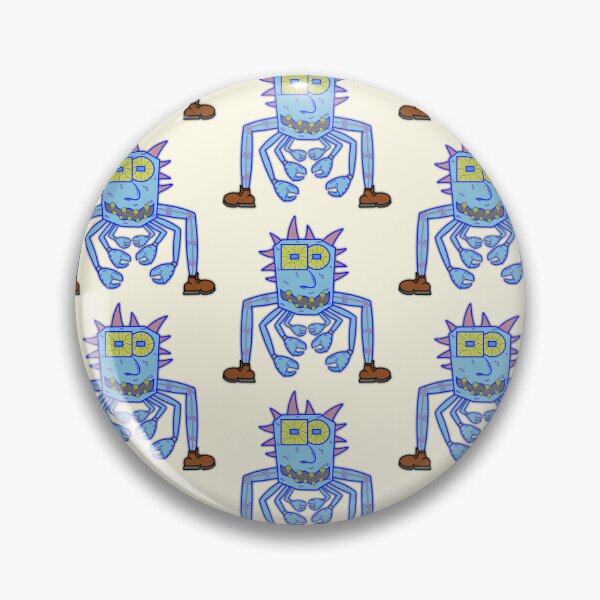 Item preview, Squeenal - Crab Creature - Crab Monster - Off-White Background - Fun Pattern designed and sold by Squeenal461.