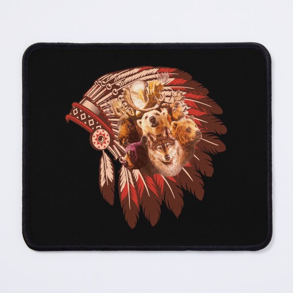 Item preview, Native American Headdress the best gifts for any american dad father mom mother boy girl child designed and sold by ZoldicShop.