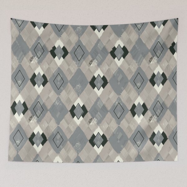 Item preview, Watercolor Argyle designed and sold by LochNestFarm.