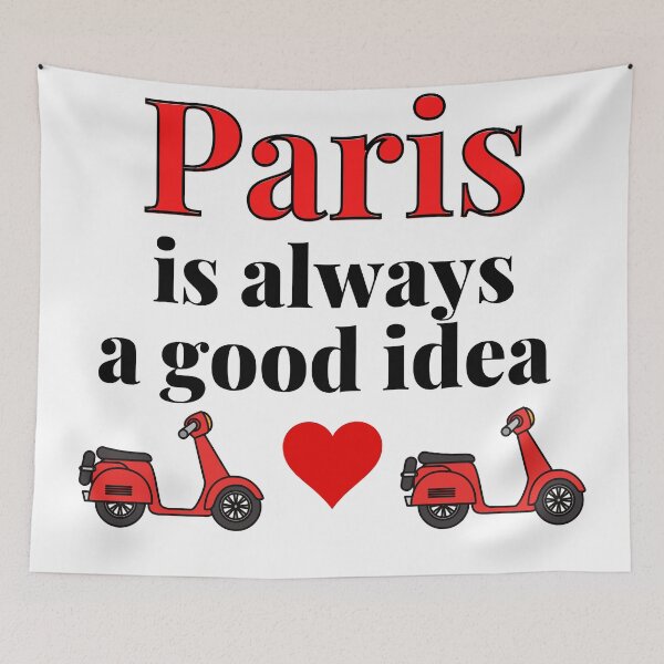 Artikelvorschau, Paris ist immer ein Good Idea Tee entworfen und verkauft von FlippinTurtles.