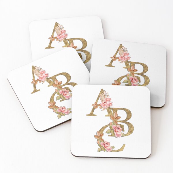 Item preview, Golden Letters ABC decorated with Roses designed and sold by RonelBroderick.
