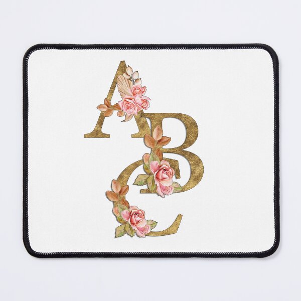 Item preview, Golden Letters ABC decorated with Roses designed and sold by RonelBroderick.