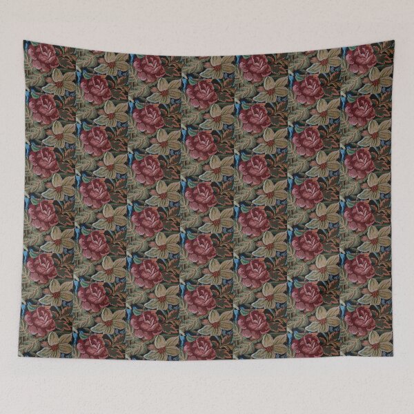 Item preview, VINTAGE - Embroidered Flower Pattern, Texture designed and sold by Pankas.