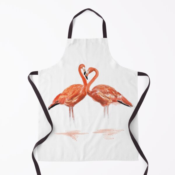 Item preview, Flamingo watercolor art designed and sold by evk-art.