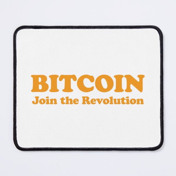 Item preview, Bitcoin - Join the Revolution (Bitcoin Orange / Vintage Edition) designed and sold by NautilusMare.
