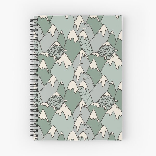 Item preview, Muted Green Adventure Mountains designed and sold by Meg Parkes.