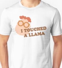 Ich berührte ein Lama-Carl Unisex T-Shirt