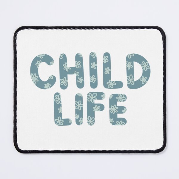 Item preview, CHILD LIFE - blue flowers designed and sold by Tia Blodgett.