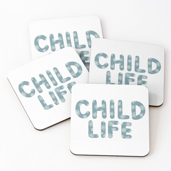Item preview, CHILD LIFE - blue flowers designed and sold by Tia Blodgett.