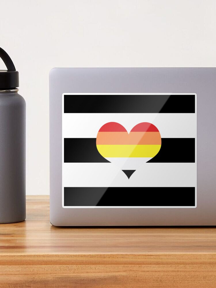 Heterosexual Lithoromantic (Akioromantic) Pride Flag