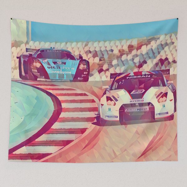 Item preview, GT1 Algarve Nissan GTR vs Maserati MC12 designed and sold by Road To Track.