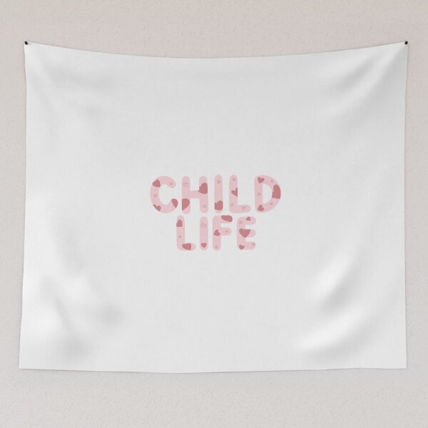 Item preview, CHILD LIFE - pink hearts designed and sold by Tia Blodgett.