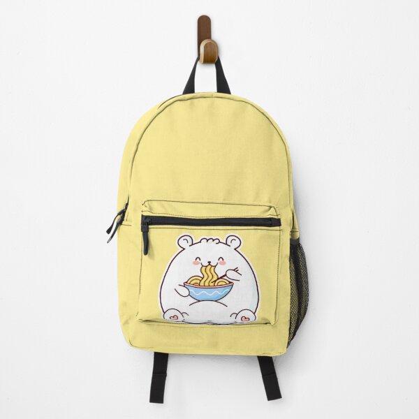 Item preview, kawaii bear eating noodles designed and sold by soumayajp.