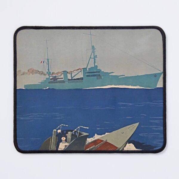 Item preview, Old French Navy Recruitment Poster 1 (La Marine) designed and sold by TJHarr.