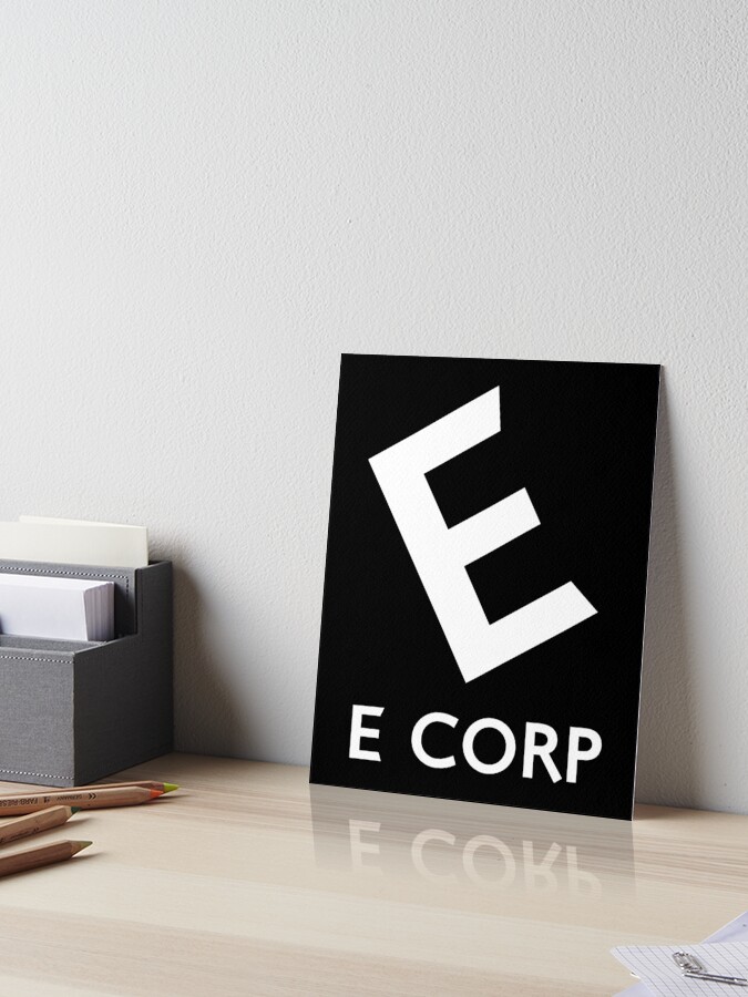 E Corp Mr Robot Art Board Print By Medulla9324 Redbubble