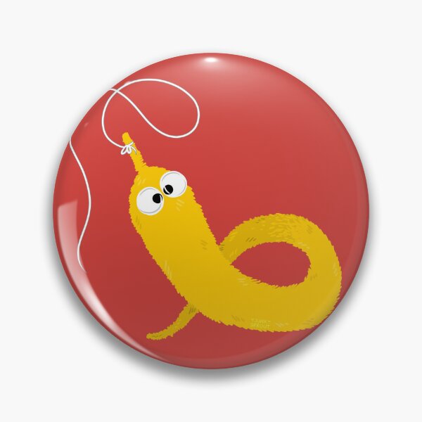 Item preview, Worm on a String - Yellow designed and sold by JunkSprout.