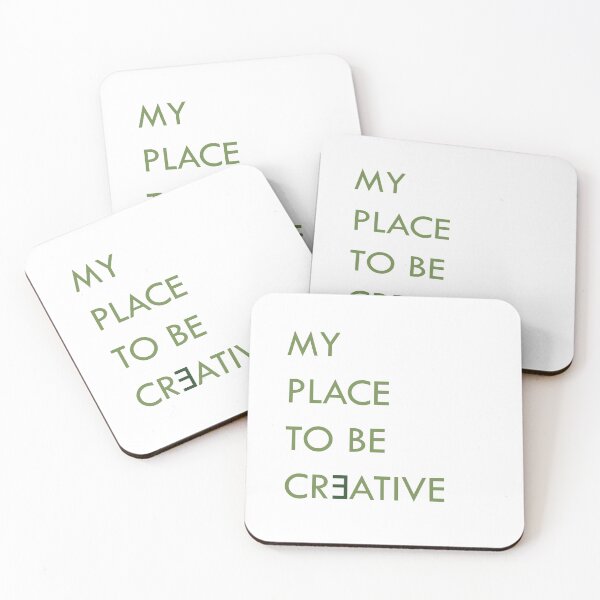 Item preview, My Place To Be Creative motivation for room/office designed and sold by GGlobeStudio.