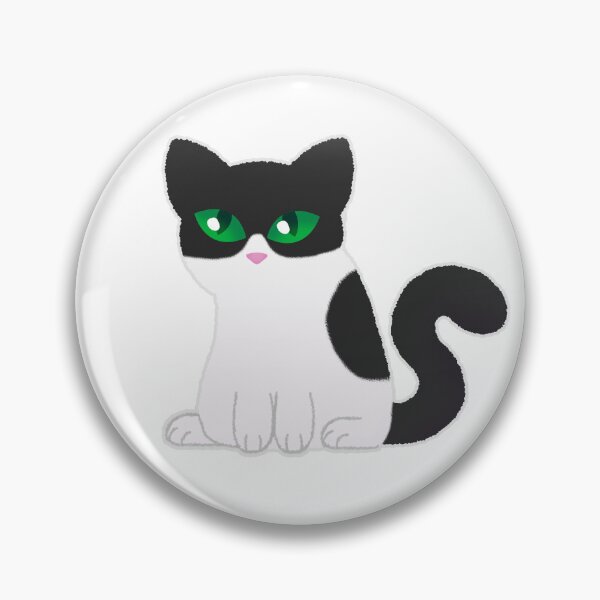 Item preview, Little Black and White Cat designed and sold by biscuitbanana.
