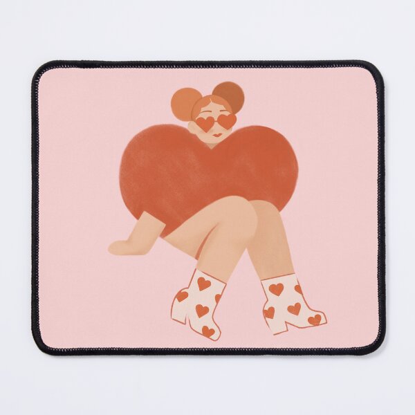 Item preview, heart girl designed and sold by Lashmit Alcalá.