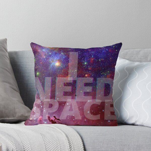 Item preview, I Need Space - Red, Purple Galaxy 2 designed and sold by Quirkdom.