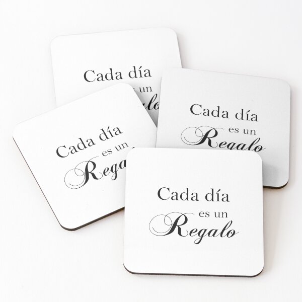 Item preview, Cada día es un regalo, Spanish Motivational Quote designed and sold by Aryam Quotes.