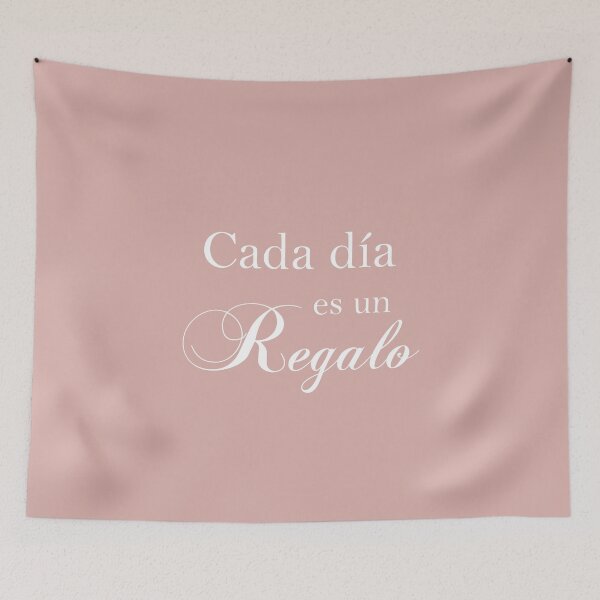Item preview, Cada día es un regalo, Spanish Motivational Quote designed and sold by Aryam Quotes.