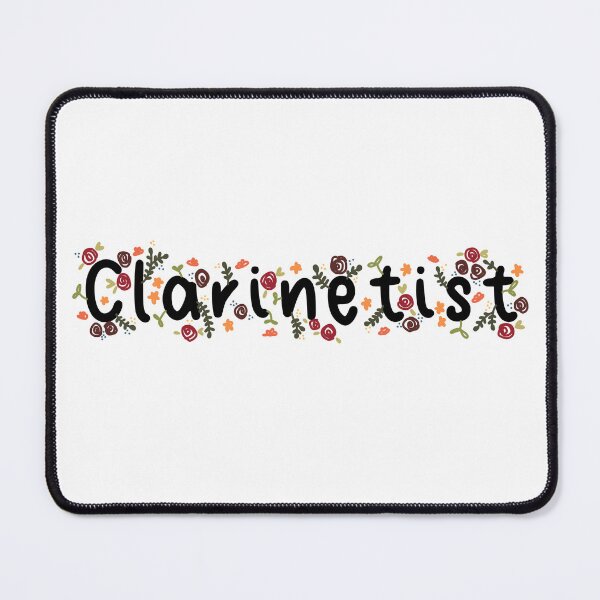 Item preview, Clarinetist Sticker. Clarinet. Lettering. English phrase. designed and sold by AnaStickerD.