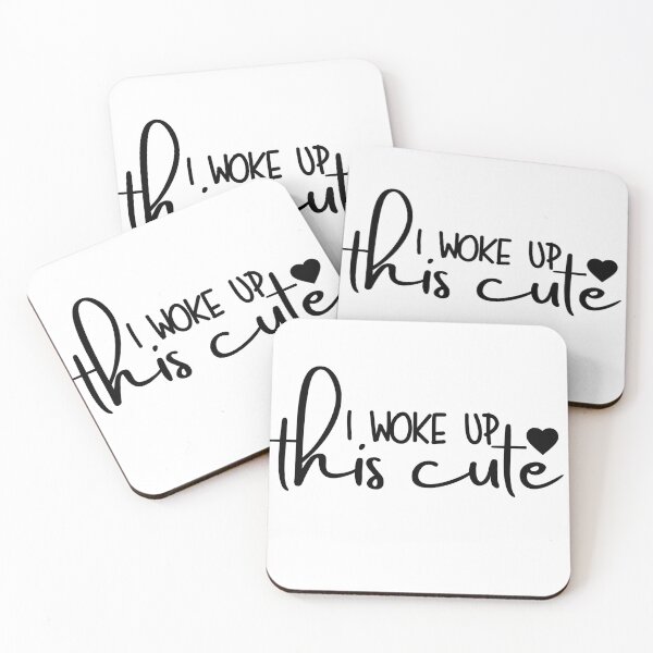 Item preview, I Woke Up This Cute Funny Newborn Saying designed and sold by CuteLovelyDesigns.