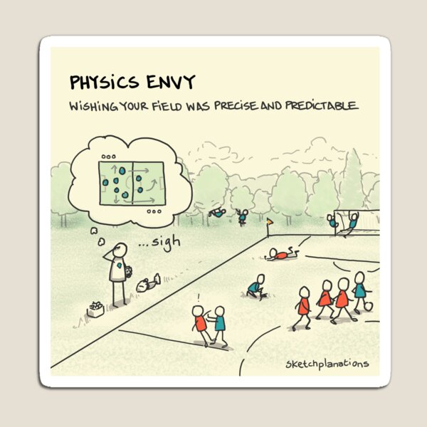 Physics envy" Magnet for Sale by sketchplanator | Redbubble