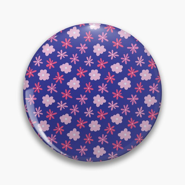 Item preview, Cute modern pink purple floral simple pattern designed and sold by Pencheartmagic.