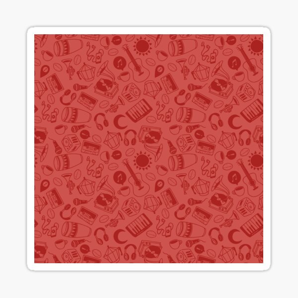 Graphic AM:PM 1c / two colors Sticker