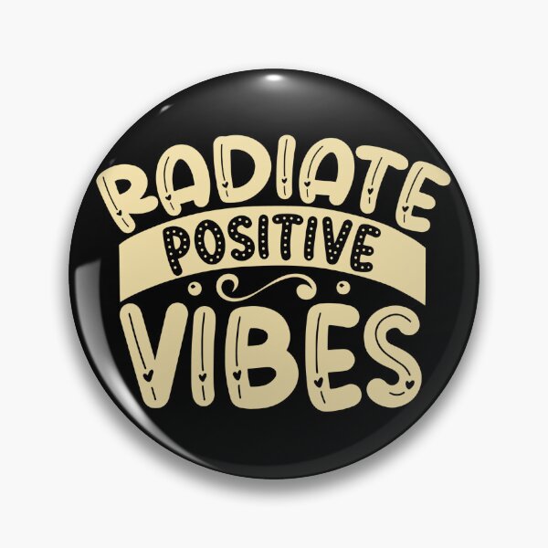 Item preview, Radiate Positive Vibes, Yellow Typography with Hearts designed and sold by MamaSweetea.