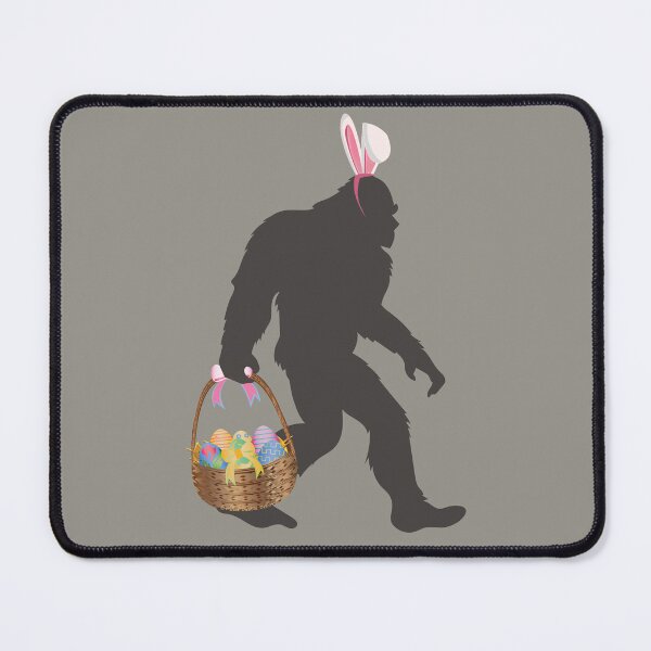 Item preview, Funny Bigfoot with Bunny Ears Easter Design with Easter Basket  designed and sold by Dibble Dabble Designs.