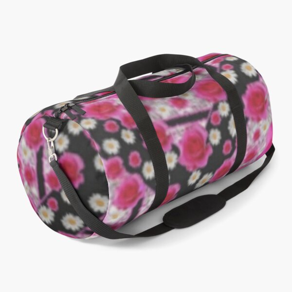 Item preview, WHITE SHASTA DAISY FUCHSIA PINK ROSE PATTERNS designed and sold by sharlesart.