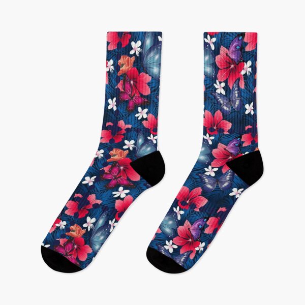 Item preview, Jungle night flowers and butterflies designed and sold by SKMAXX.