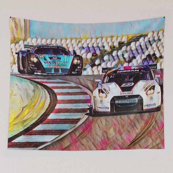 Item preview, GT1 Algarve Nissan GTR vs Maserati MC12 designed and sold by Road To Track.