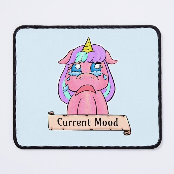 Item preview, Unicorn Current Mood: Sad designed and sold by Imaginessa.