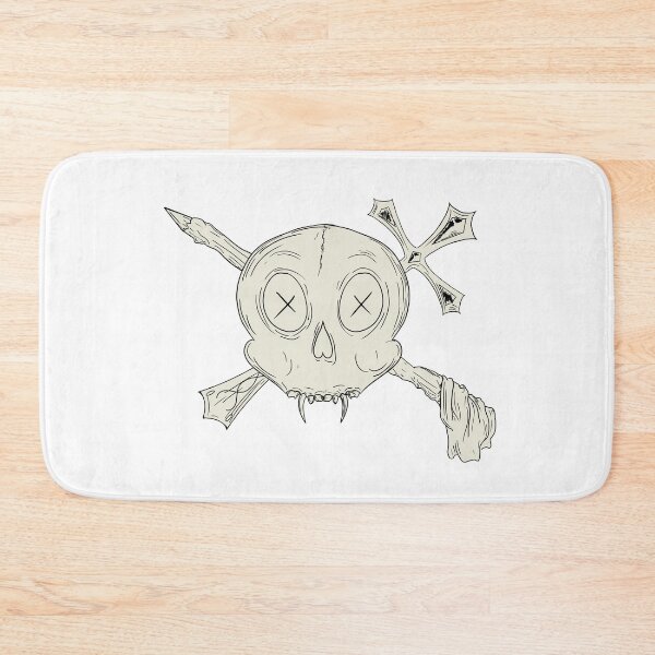 Item preview, Vampire Skull and Cross Stake Traditional Tattoo designed and sold by Beano Supremo.