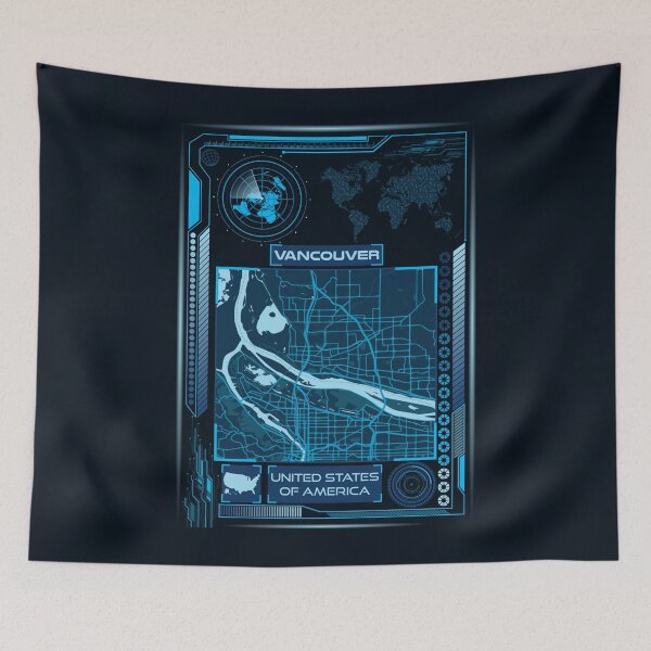 Item preview, VANCOUVER MAP USA designed and sold by hatimelhag.
