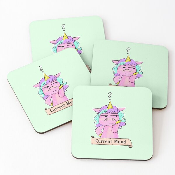 Item preview, Unicorn Current Mood: Suspicious designed and sold by Imaginessa.