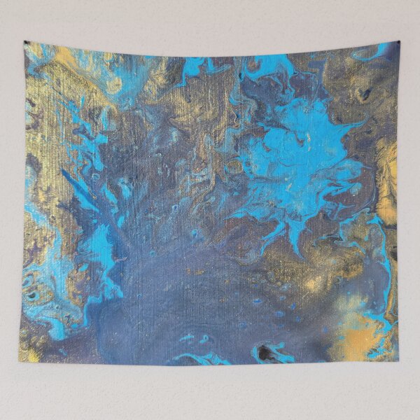 Item preview, Blue & gold designed and sold by Moretooart.