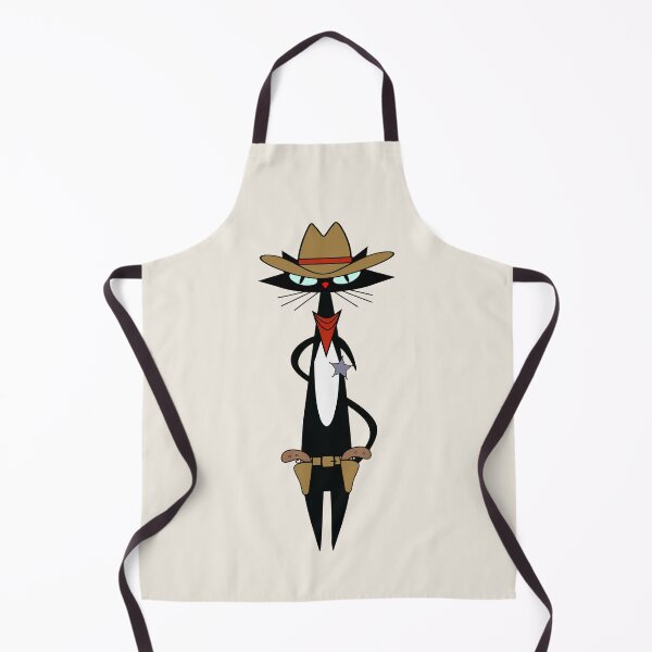 Item preview, MCM atomic cat dressed up like a cowboy designed and sold by BossAtomic.