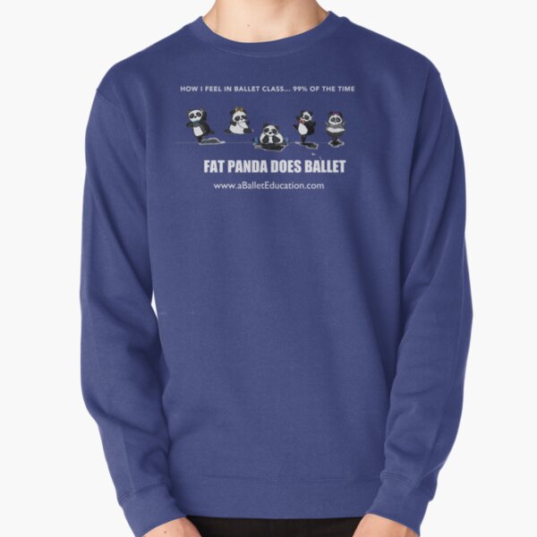 FAT PANDA DOES BALLET Pullover Sweatshirt