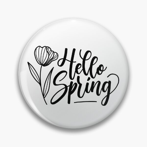 Item preview, Hello Spring With A Flower designed and sold by TiiNGA.