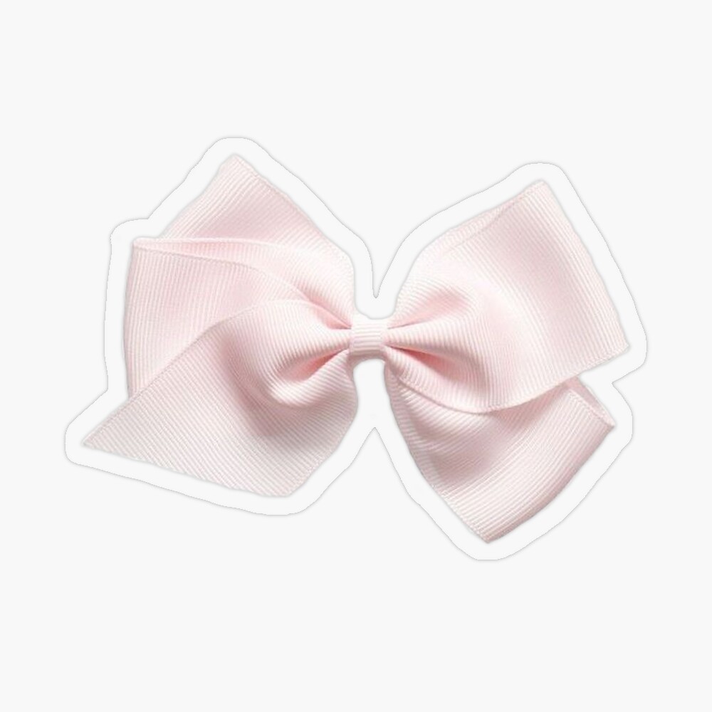 pink bow Sticker for Sale by aishc