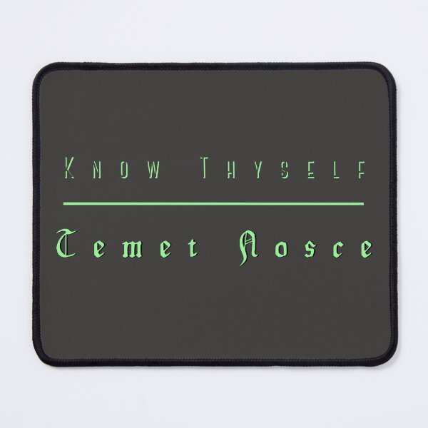 Item preview, Know Thyself -Temet Nosce Mint Design Be Yourself Mindfulness Self-Awareness designed and sold by LGbubble.