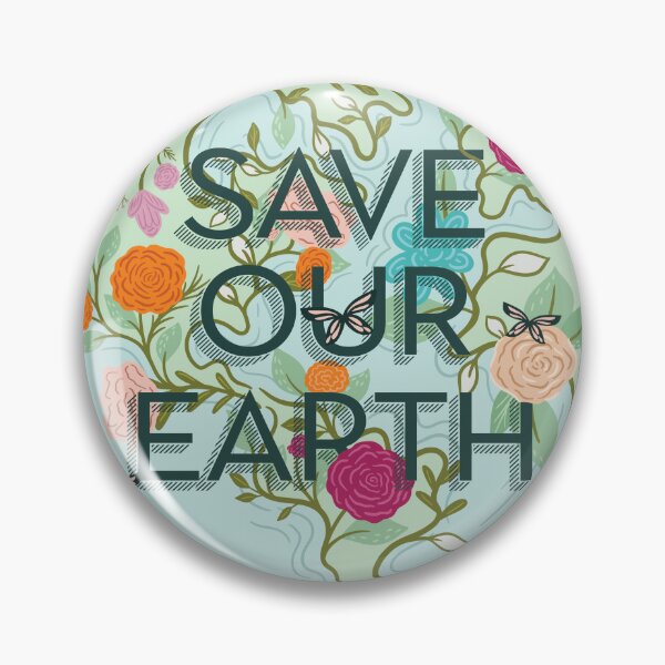 Item preview, Floral Blooms Protect & Save Our Beautiful Earth designed and sold by Moodthology.