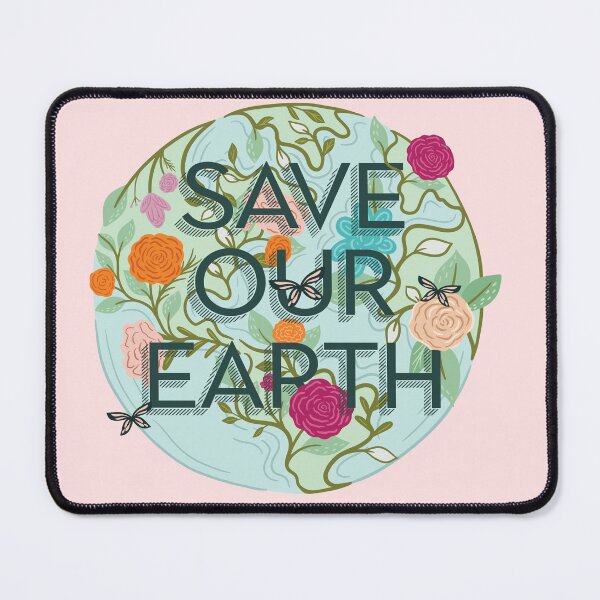 Item preview, Floral Blooms Protect & Save Our Beautiful Earth designed and sold by Moodthology.